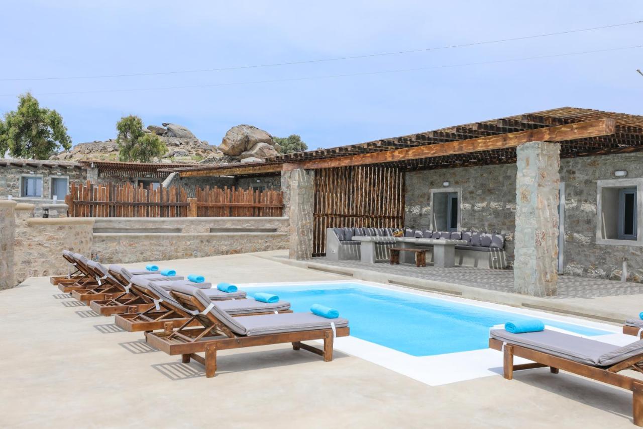 The George Villas With Private Pool, Close To Mykonos Town - Chora Esterno foto